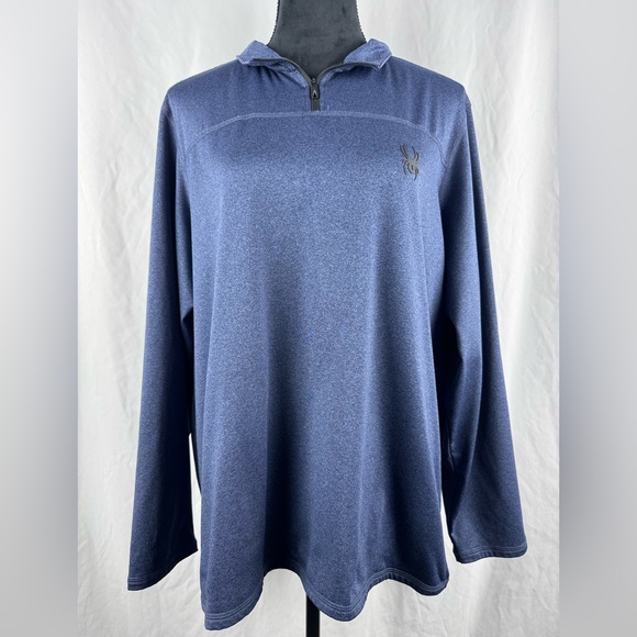 Spyder Active Men’s 1/4 Zip Lightweight Sweater - Picture 1 of 7
